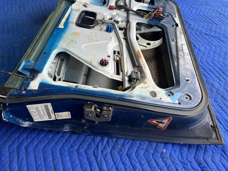 1986-1993 Volvo 240 244 245 Driver Left LH Front Door Complete Blue OEM #3754E