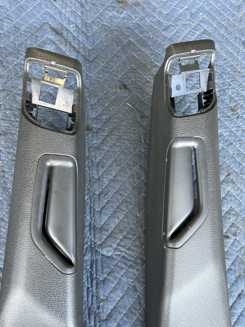 1998-2000 Volvo V70R V70 B Pillar Trim Panels Charcoal L & R Trim OEM #4065E