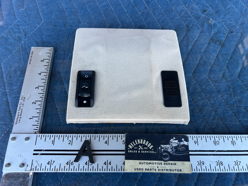 2000-2005 BMW 330xi 325xi E46 Front Upper Sun Roof Switch Trim Beige OEM #4760EM