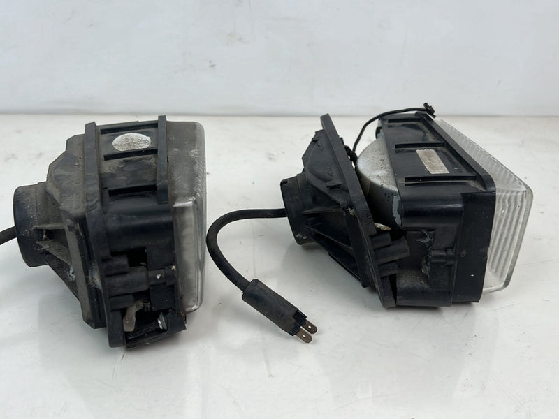 1983-1985 Porsche 944 Front Right + Left Fog Light Lamp Pair OEM #5671EM