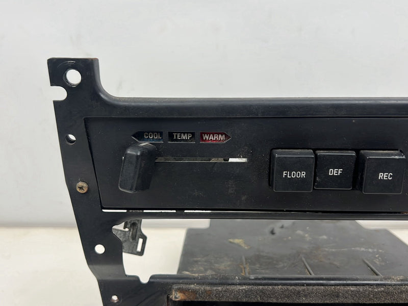 1975-1980 Volvo 244 240 Dash Center Radio A/C Heat Climate Surround Trim OEM