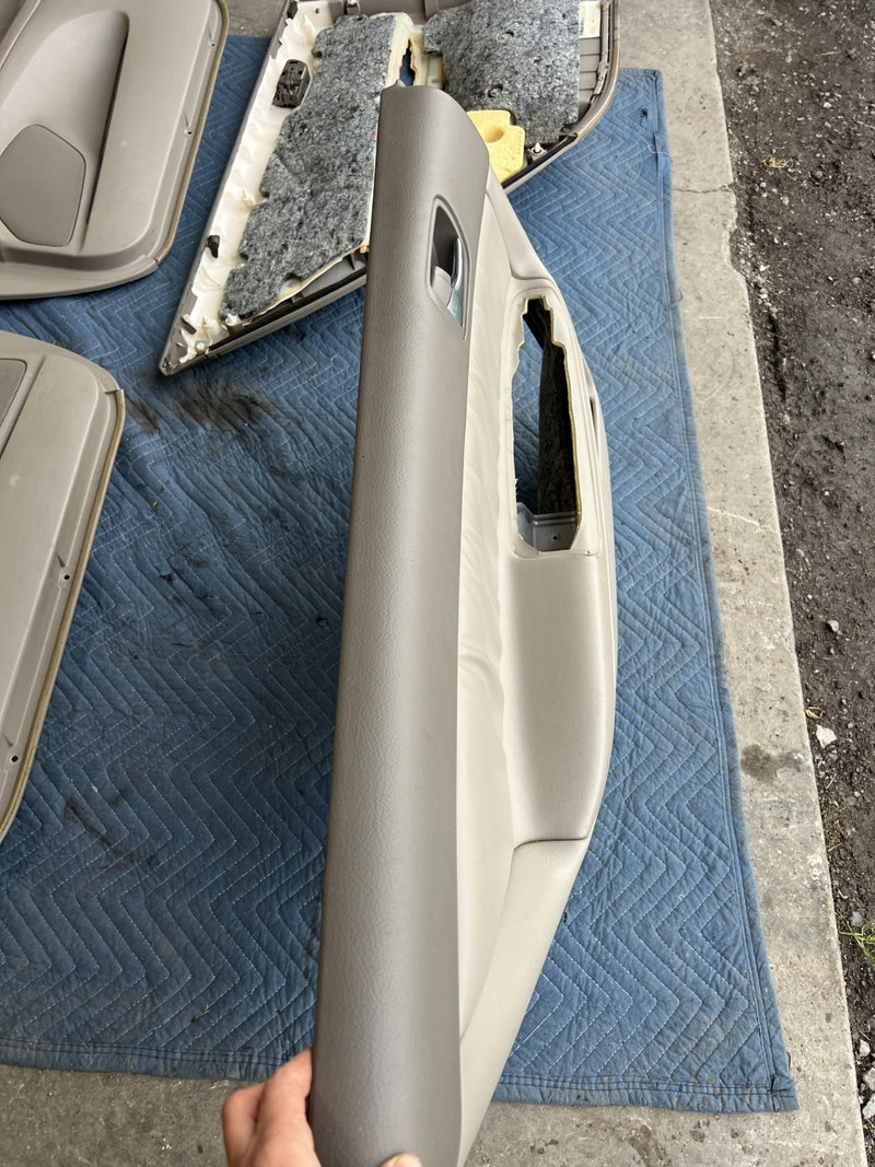2002-2006 Toyota Camry Interior Door Card Trim Panel Set of 4 Beige OEM #5016EM