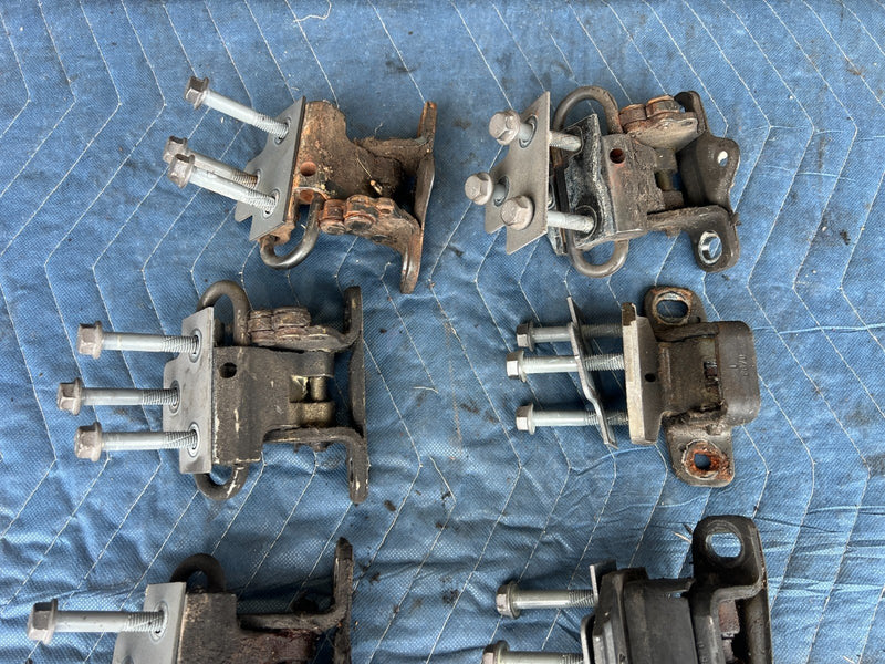1989-1995 Volvo 740 940 Sedan Door Hinge RH LH Full Set w/ Hardware OEM #3691EM