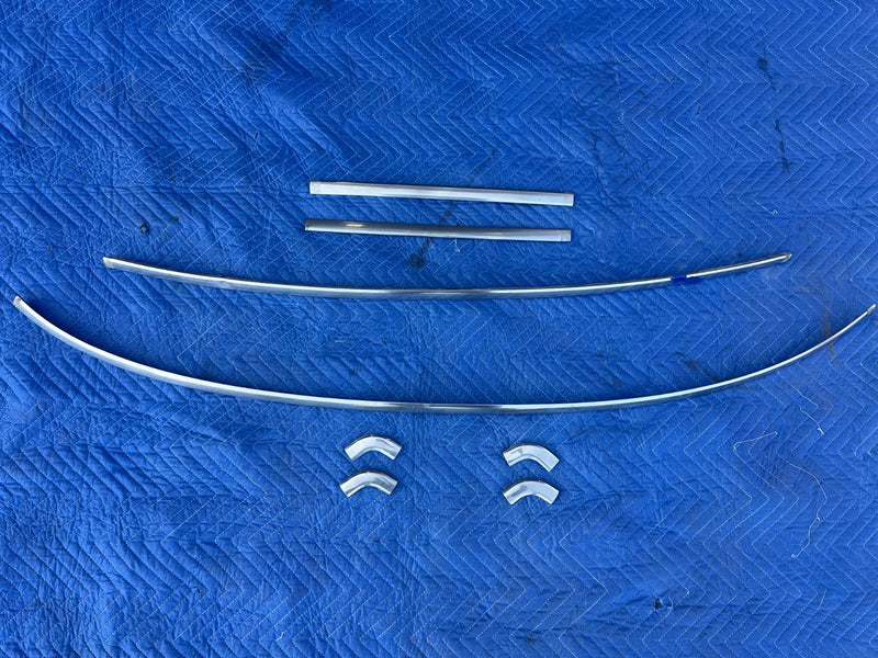 1967-1974 Volvo 140 142 144 145 Front Windshield Molding Trim Chrome OEM #4897EM
