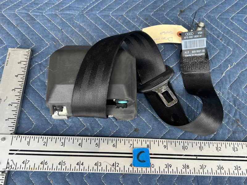 2005-2011 Audi A6 Driver Left Rear Seat Belt 4F0 857 805 H OEM #62ZJ