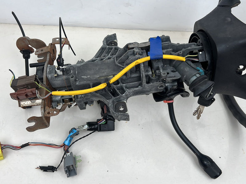 1993-2000 Ford Ranger Steering Column Wheel w/ Ignition, Stalks, & Key OEM #6022EM
