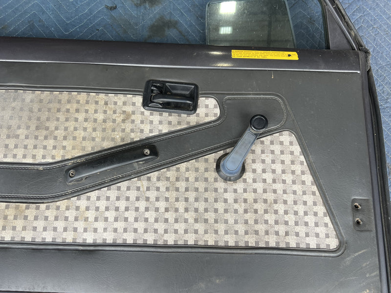 1985-1988 Suzuki Samurai Front Driver Left Door Assembly Gray OEM #6729EM
