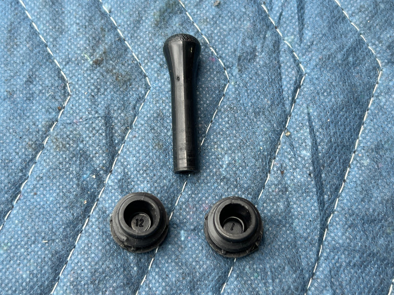 1986-1993 Volvo 240 244 245 Rear Left LH Crank & Door Card Hardware OEM #4081EM