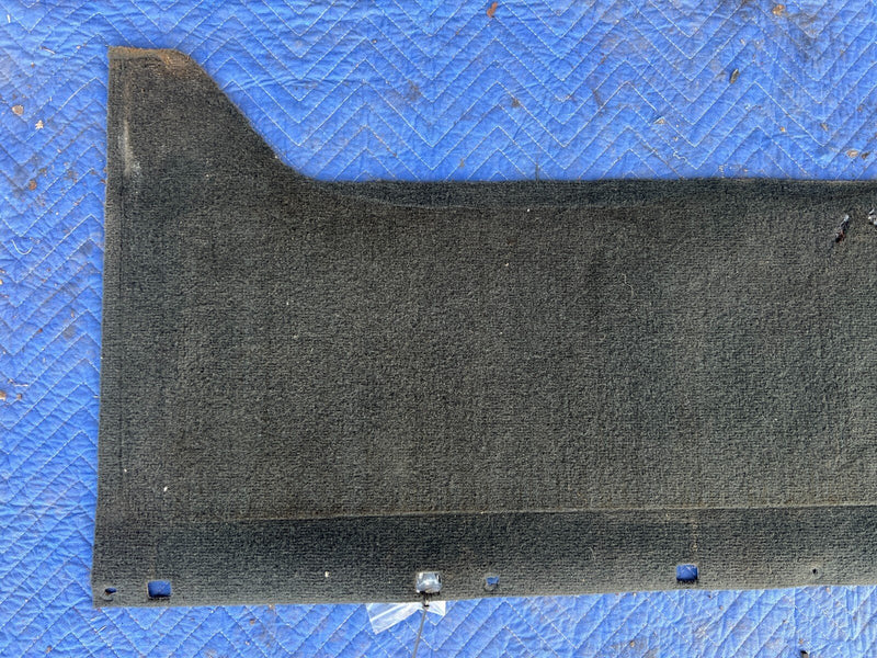 1999-2002 Chevy Silverado GM 1500 2500 Graphite Rear Cab Carpet Panel OE #1857CN