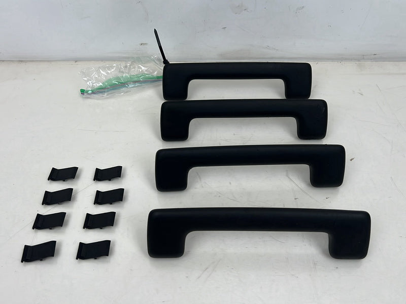 2001-2003 Audi S8 D2 A8 Overhead Front Rear Grab Handle Set of 4 Black OEM #6074EM