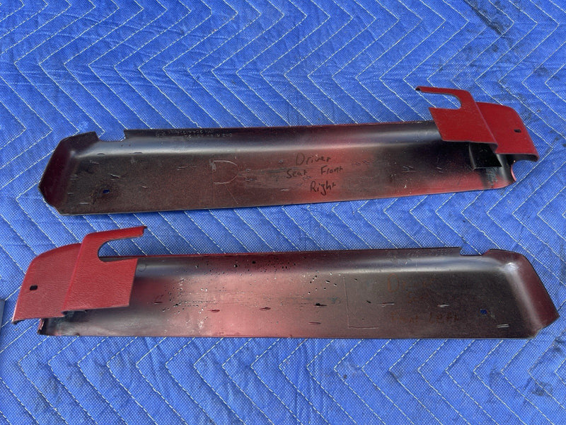 1980-1985 Cadillac Seville Front Seat Trim Red Panels GM OEM #3399M