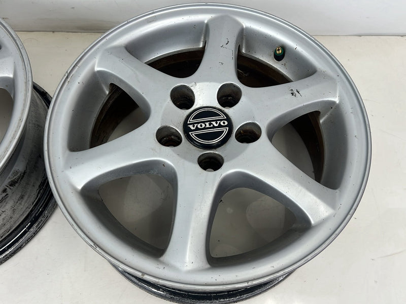 1998-2000 Volvo V70 S70 6 Spoke 15" Alloy Wheel Rim Set of 4 9173713 OEM