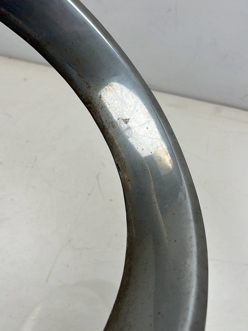 1975-1980 Volvo 244 240 14” Steel Wheel Trim Ring Chrome OEM #5400EM