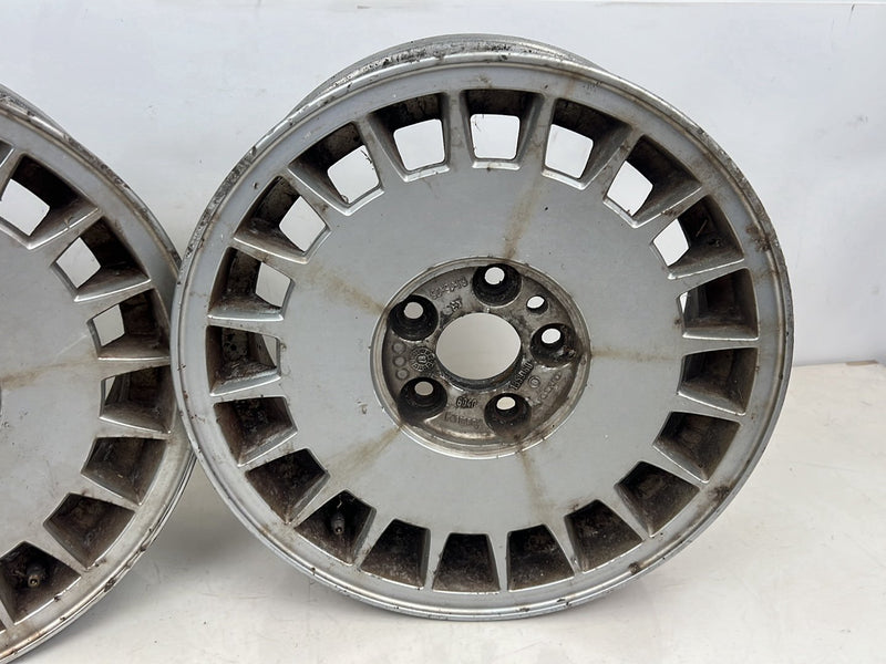 1990-1992 Volvo 740 745 940 6Jx15 15" Wheel Rim Pair 1359180 OEM #6497EM