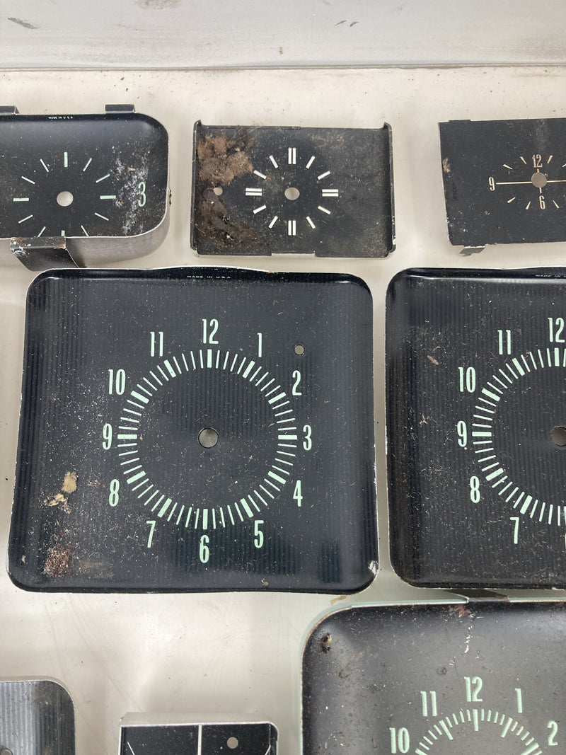 Lot of 50+ Automotive Clock Faces Steampunk Art Vintage OEM #5321M