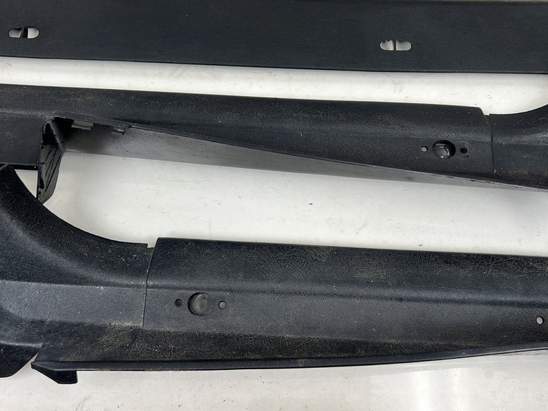 1990-1992 Volvo 740 745 940 Wagon Door Sill Headliner Trim Set Black OEM #6004EM