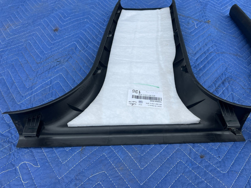 2005-2011 Audi A6 Right & Left Lower B Pillar Trim Pair 4F0867240C OEM #3410EM