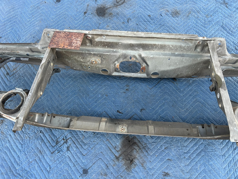 1986-1993 Volvo 240 244 Front Radiator Core Support Headlight Frame OEM #4414EM