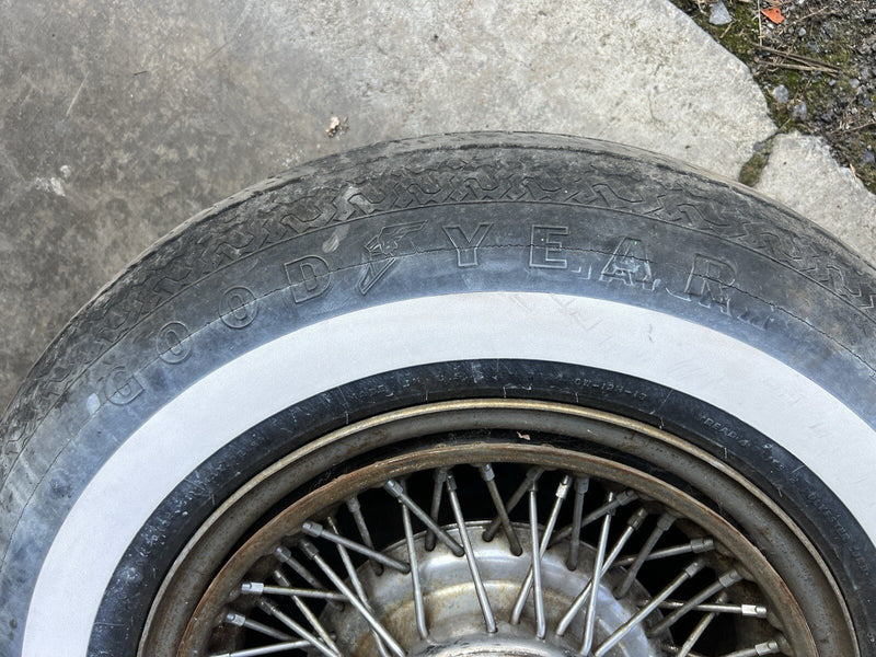 1980-1985 Cadillac Seville Set Of Rims Wheels Tires 15” Wire Spoke OEM #3314M