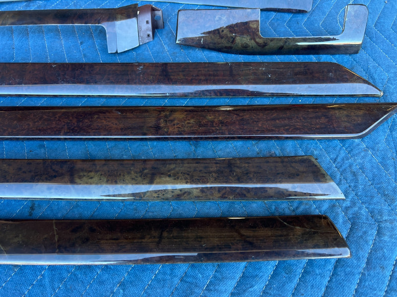 2000-2005 BMW 330xi 325xi E46 Front Dash Wood Trim Molding Set OEM #4825EM