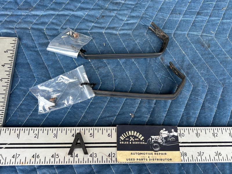 1989-1995 Volvo 740 940 Sedan Only Rear C Pillar Exterior Trim Pair OEM #3745EM