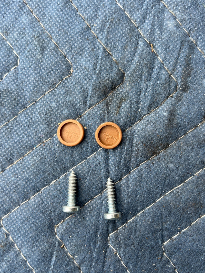 2005-2011 Audi A6 Sun Shade Visor Retainer Hardware Screws OEM #3538EM