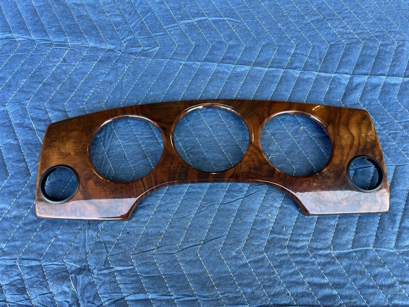 1998-2003 Jaguar XJR XJ8 X308 Gauge Cluster Surround Wood Bezel Dash OEM #4687E