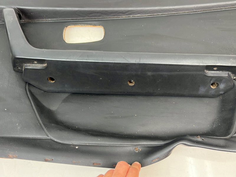 1983-1985 Porsche 944 Left + Right Door Card Panel Pair Black OEM #5706EM