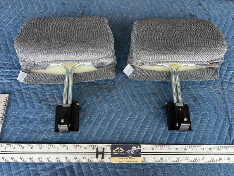 1989-1995 Volvo 740 940 Sedan Rear Headrest LH RH Cloth Gray 0288006 OEM #3705EM