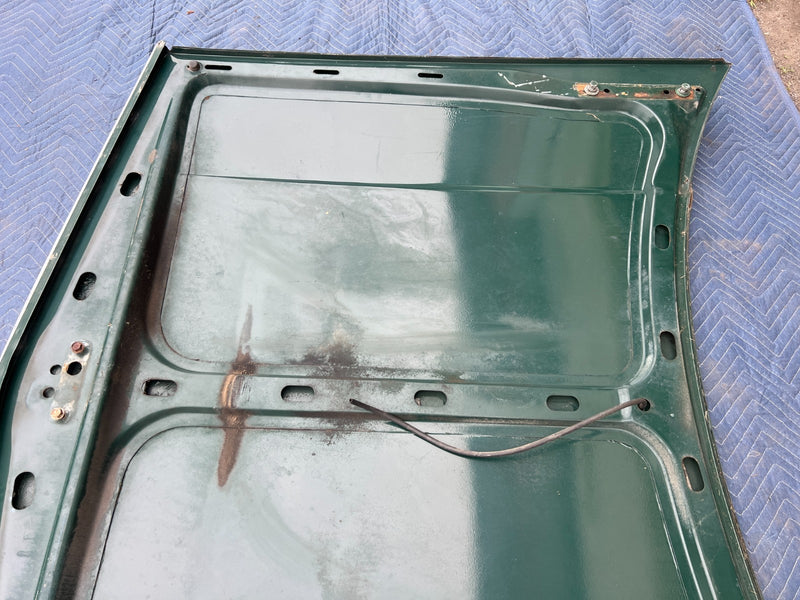 1967-1974 Volvo 140 142 Coupe Front Hood Engine Bonnet Panel Green OEM #4858EM