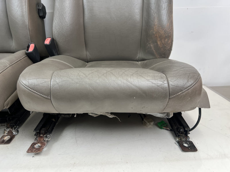1998-2000 Volvo S70 V70 XC Gray Leather Power Front Left & Right Seat OE #6912EM