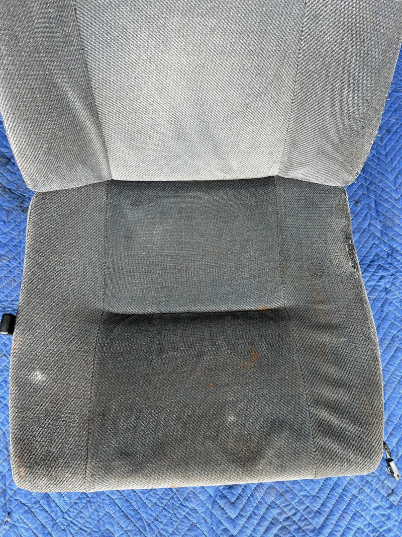 1989-1995 Volvo 740 940 Sedan Front Driver Left LH Cloth Seat Gray OEM #3647EM