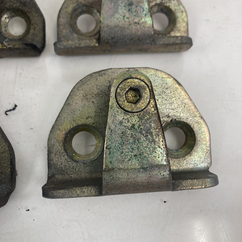 1981-1985 Volvo 240 245 Door Striker Plates Set of 4 1247885 968873 OEM
