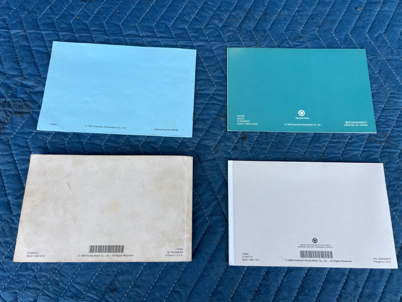 1998-2002 Honda Accord User Owners Operators Manual Driver Literature  #1954CN