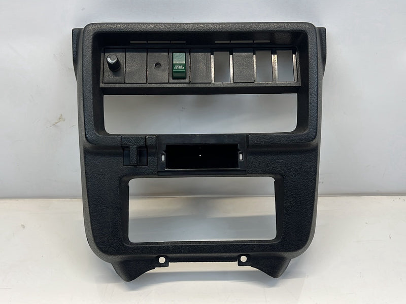 1975-1980 Volvo 244 240 Dash Center Stereo Surround Trim Black OEM #5281EM