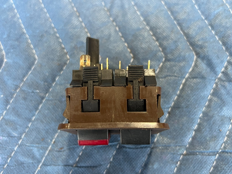 1983-1985 Porsche 944 Dash Hazard Light Defrost Button Switch Panel OEM #2429EM
