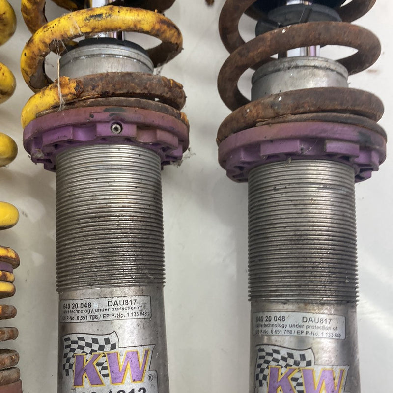 2003-2007 BMW 545i E60 KW V3 Coilover Set of 4 Adjustable Shocks #5000M