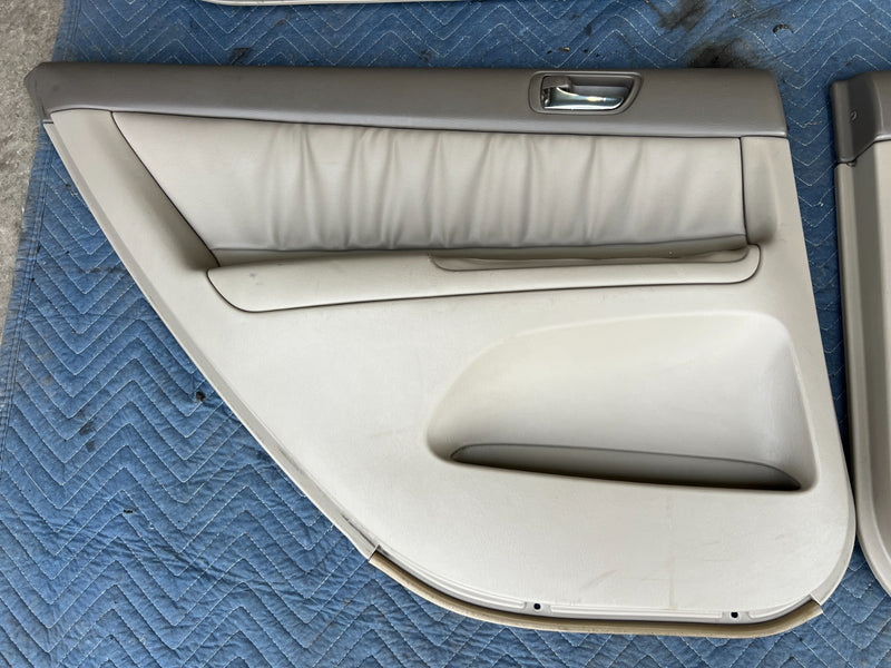 2002-2006 Toyota Camry Interior Door Card Trim Panel Set of 4 Beige OEM #5016EM