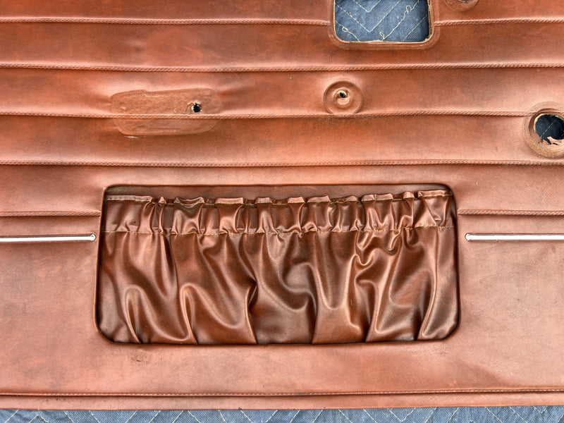 1967-1974 Volvo 140 142 144 145 Front Right Left Door Card Brown Pair OE #4885EM