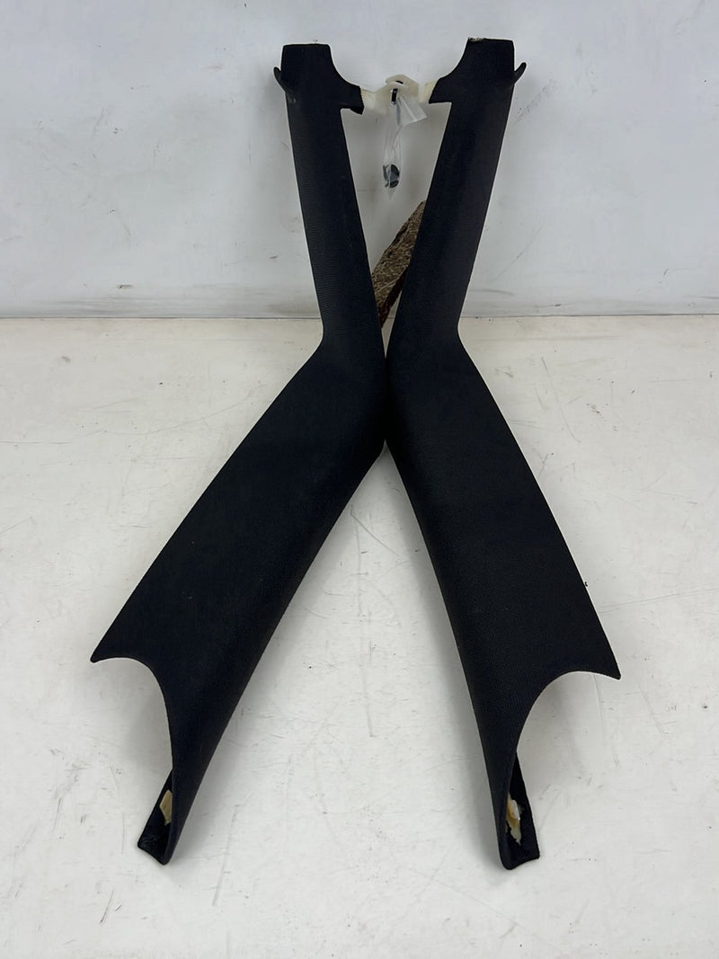 1996-2003 Audi S8 D2 A8 Rear Left & Right C Pillar Trim Pair Black OEM #6382EM