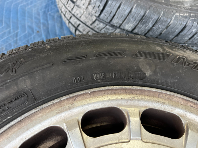 1986-1995 Mercedes 300D W124 15" x 6.5" Wheel & Mastercraft Tire Set OEM #2633EM