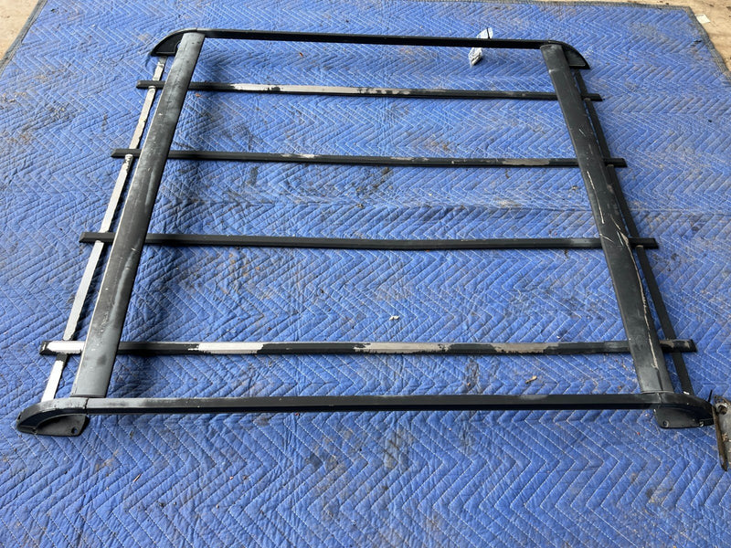 1992-1995 Volvo 940 740 Wagon Roof Rack Luggage Carrier Black Chrome OEM #3274EM