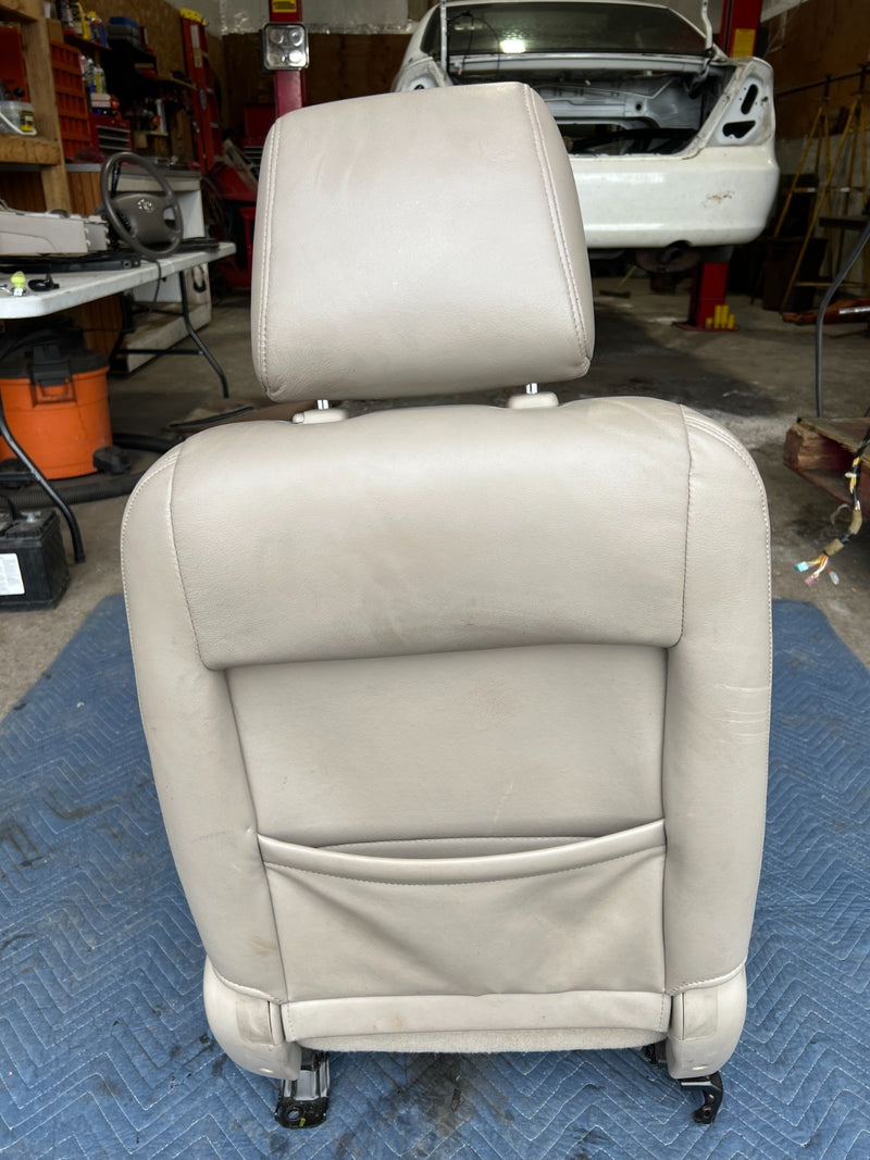 2002-2006 Toyota Camry Front Driver Left LH Seat Beige Leather OEM #5009EM
