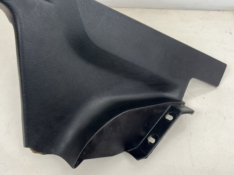 1990-1992 Volvo 740 745 940 Right Left Center Console Trim Black Pair OE #5866EM