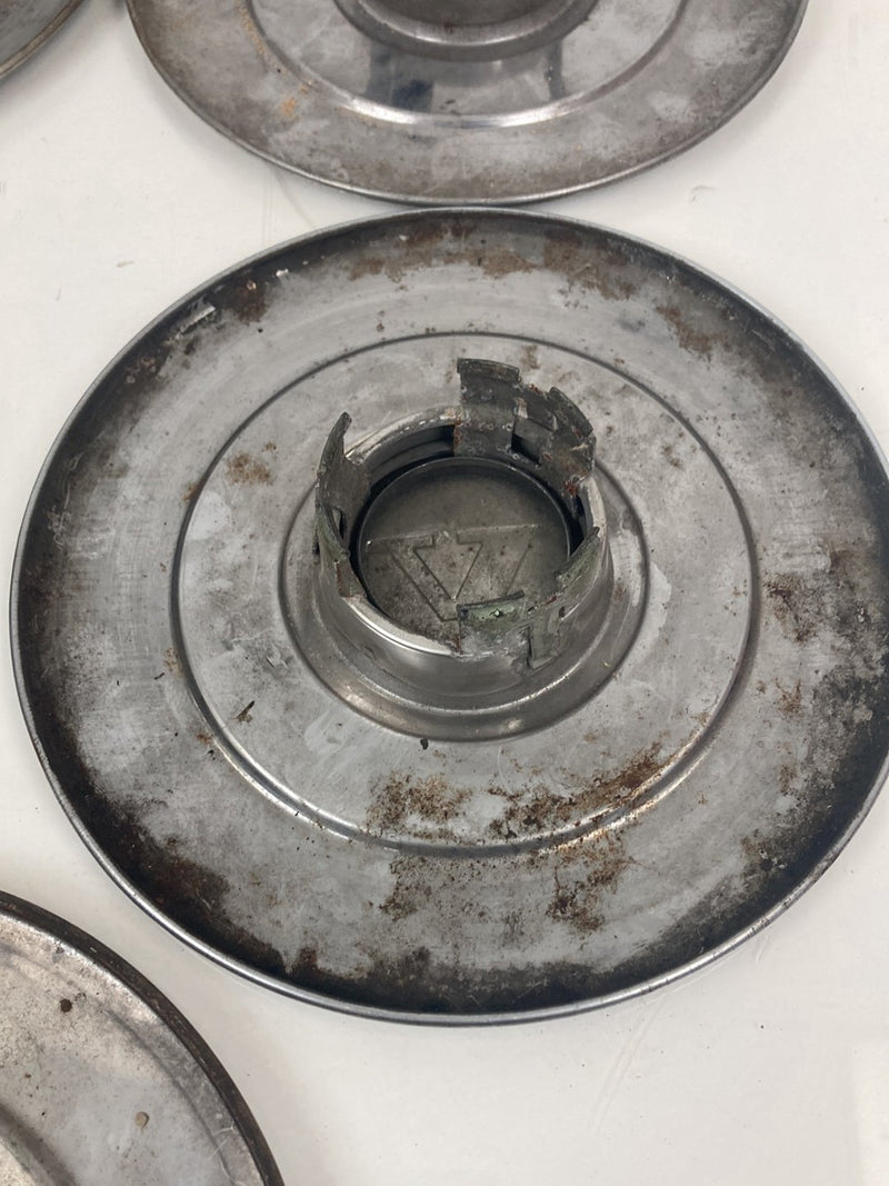 1975-1980 Volvo 244 Wheel Cover Hub Cap set of 5 Chrome Center OEM #4280M