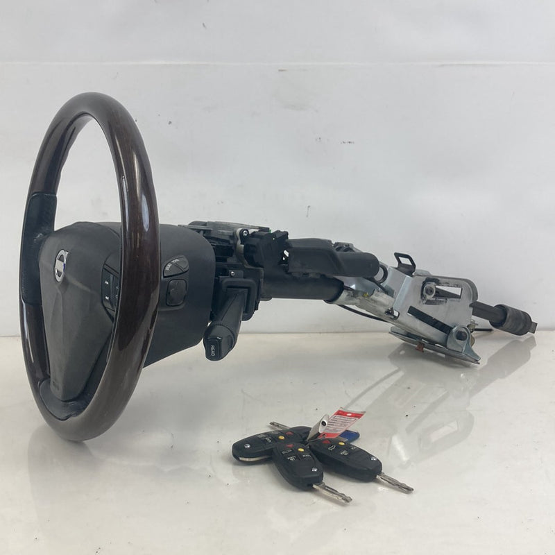 2005 Volvo XC90 I 275 Steering Column Wood Steering Wheel Keys OEM #4866M