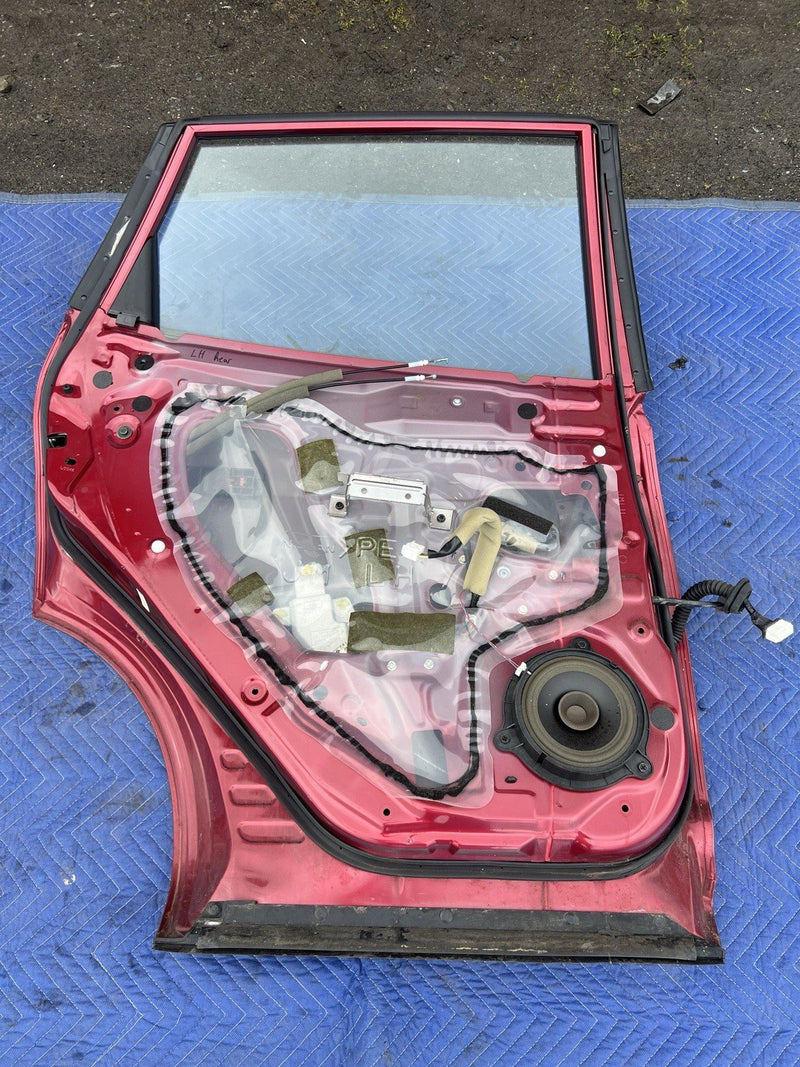 2008-2010 Nissan Rogue Driver Left Rear Door Assembly Red OEM #2041CN