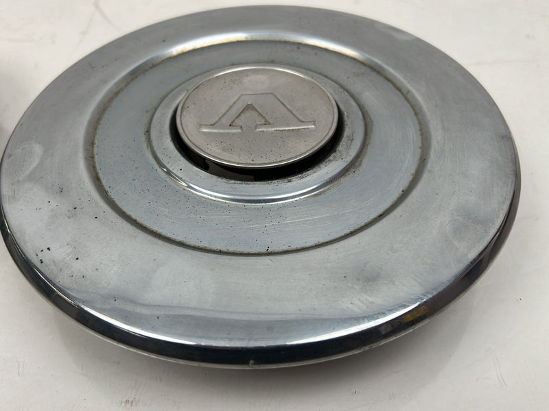 1975-1980 Volvo 244 240 Chrome Hub Cap Wheel Cover Pair OEM #5399EM