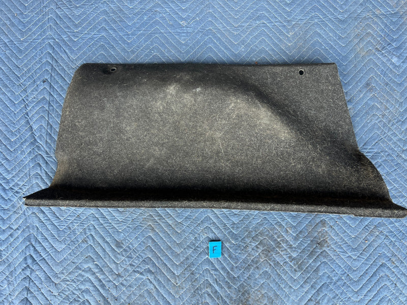 1986-1993 Volvo 240 245 Rear Driver Side Spare Tire Jack Cover Black OEM #4150EM