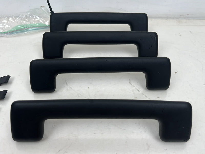 2001-2003 Audi S8 D2 A8 Overhead Front Rear Grab Handle Set of 4 Black OEM #6074EM